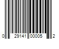 Barcode Image for UPC code 029141000052