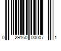 Barcode Image for UPC code 029160000071