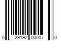 Barcode Image for UPC code 029192000070