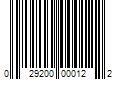 Barcode Image for UPC code 029200000122