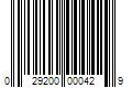 Barcode Image for UPC code 029200000429