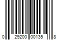 Barcode Image for UPC code 029200001358