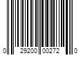 Barcode Image for UPC code 029200002720