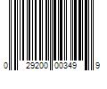 Barcode Image for UPC code 029200003499