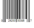 Barcode Image for UPC code 029200003857