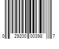 Barcode Image for UPC code 029200003987