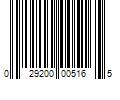 Barcode Image for UPC code 029200005165