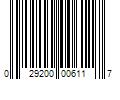 Barcode Image for UPC code 029200006117