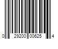 Barcode Image for UPC code 029200006254