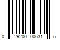 Barcode Image for UPC code 029200006315