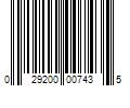 Barcode Image for UPC code 029200007435