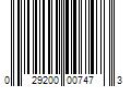 Barcode Image for UPC code 029200007473