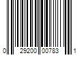 Barcode Image for UPC code 029200007831