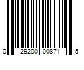 Barcode Image for UPC code 029200008715