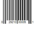 Barcode Image for UPC code 029210000051