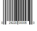 Barcode Image for UPC code 029228000050