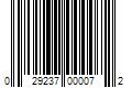 Barcode Image for UPC code 029237000072