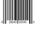 Barcode Image for UPC code 029243000400