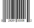 Barcode Image for UPC code 029261000062