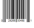 Barcode Image for UPC code 029265004981