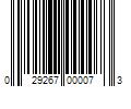 Barcode Image for UPC code 029267000073