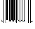 Barcode Image for UPC code 029273000074