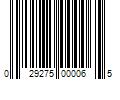 Barcode Image for UPC code 029275000065