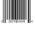 Barcode Image for UPC code 029276000064