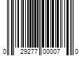 Barcode Image for UPC code 029277000070