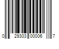 Barcode Image for UPC code 029303000067