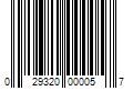 Barcode Image for UPC code 029320000057