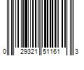 Barcode Image for UPC code 029321511613