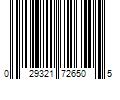 Barcode Image for UPC code 029321726505