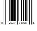 Barcode Image for UPC code 029321749986