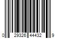 Barcode Image for UPC code 029326444329