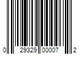 Barcode Image for UPC code 029329000072