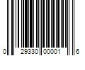 Barcode Image for UPC code 029330000016