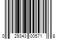 Barcode Image for UPC code 029343005718