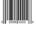 Barcode Image for UPC code 029355002026