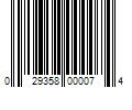 Barcode Image for UPC code 029358000074