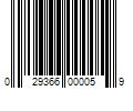 Barcode Image for UPC code 029366000059