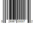 Barcode Image for UPC code 029367000072