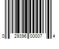 Barcode Image for UPC code 029396000074