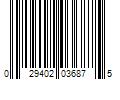 Barcode Image for UPC code 029402036875