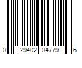 Barcode Image for UPC code 029402047796