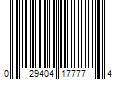 Barcode Image for UPC code 029404177774