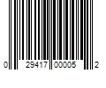 Barcode Image for UPC code 029417000052