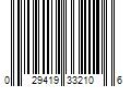 Barcode Image for UPC code 029419332106. Product Name: Vollrath 8064410 Clear 1/6 Size x 4 D Low Temp Food Pan