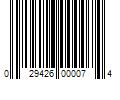 Barcode Image for UPC code 029426000074