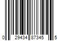 Barcode Image for UPC code 029434873455